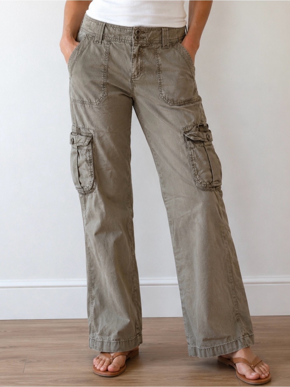GAP Gray Cargo Pants